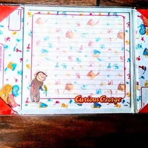 ❤🐒NWT! Curious George Stationery Set ❤🐒